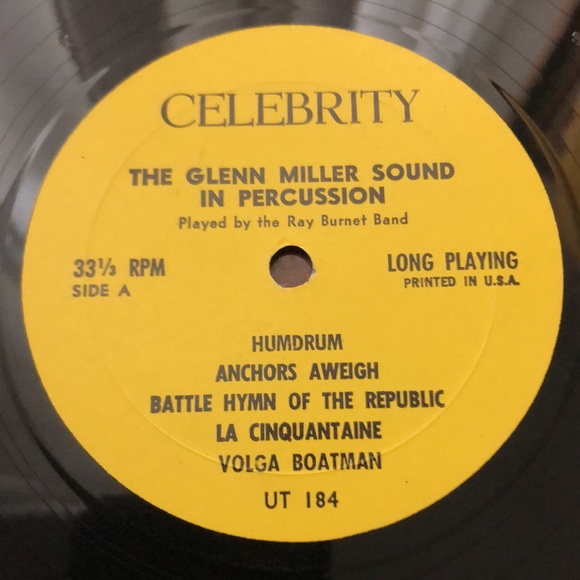 Ray Burnett The Glenn Miller Sound In Percussion Vinyl Lp - Picture 2 of 9